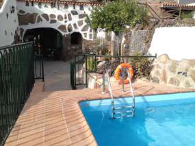 Ruhiger Urlaub im Höhlenhaus auf Finca mit Pool & Terrasse in Artenara