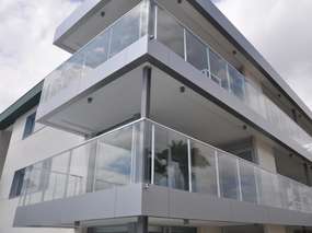 Blick aufs Haus