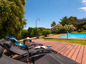 Villa für 10 Personen mit beheizb. Pool, Garten, Meerblick, Tennisplatz in Arucas