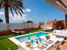 Luxusvilla mit Privatpool... privilegierte Lage am Strand- San Agustin/Maspalomas