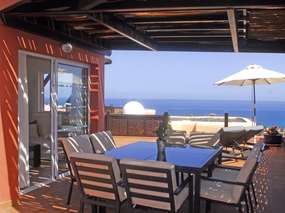 Privates Ferienhaus mit Meerblick- Sonnenterrasse in San Agustín im Süden
