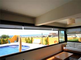 Luxus Strand Wohnung mit Meerblick & A/C Klima - 1. Reihe am Strand Playa las Burras