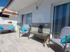 Blick aufs Haus